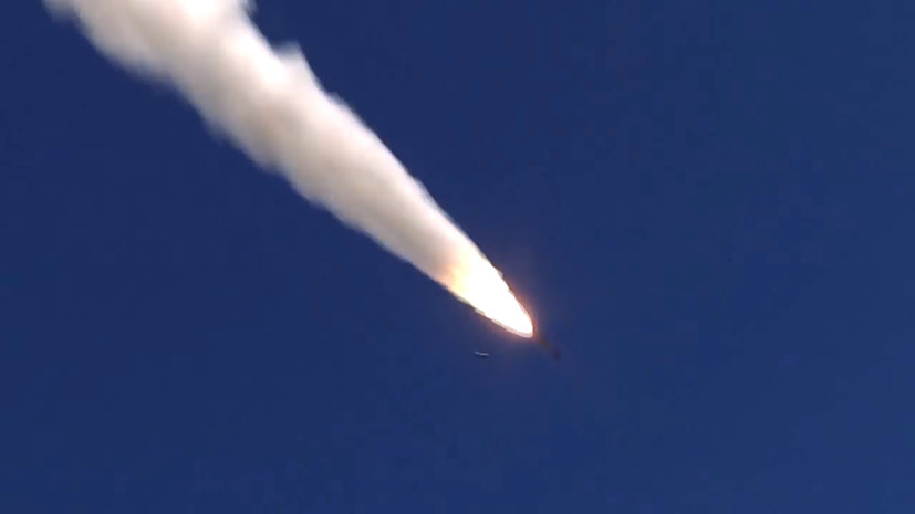 Минобороны России представило кадры пуска ракеты «Оникс» по цели на Украине