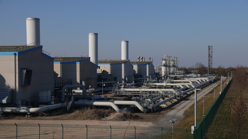 Власти Германии одобрили закон о минимальном уровне заполнения газохранилищ