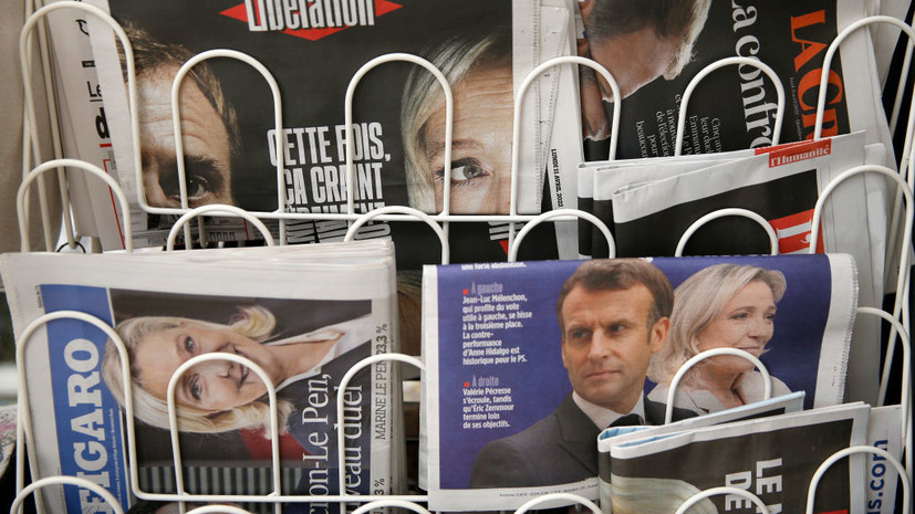 МВД Франции подвело итоги первого тура президентских выборов в стране