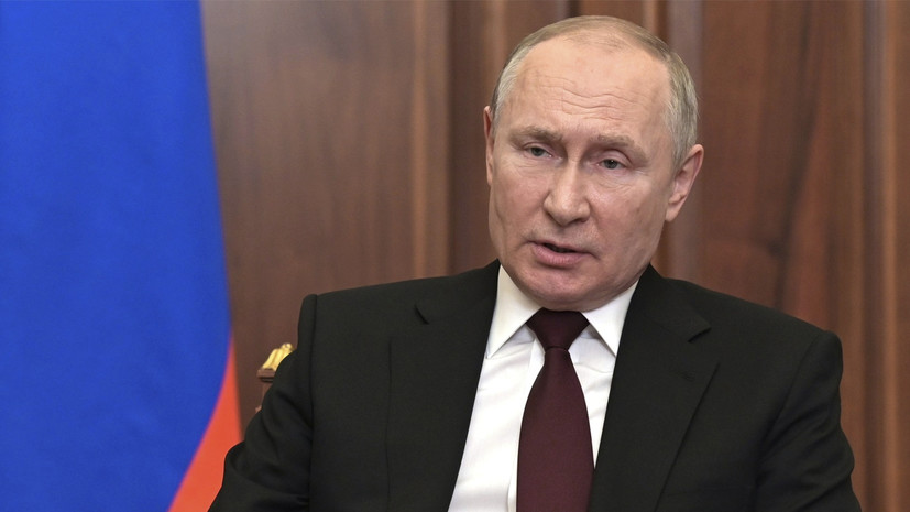 Путин рассказал о попытках превращения Украины в антироссийский плацдарм