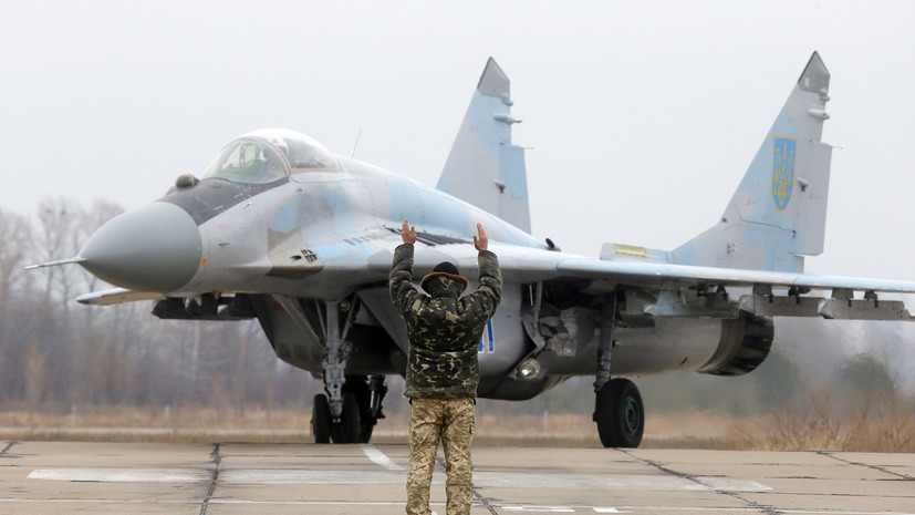 Российские средства ПВО сбили украинский истребитель МиГ-29 в Донецкой области
