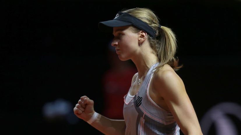 Самсонова пробилась в 1/4 финала теннисного турнира в Штутгарте