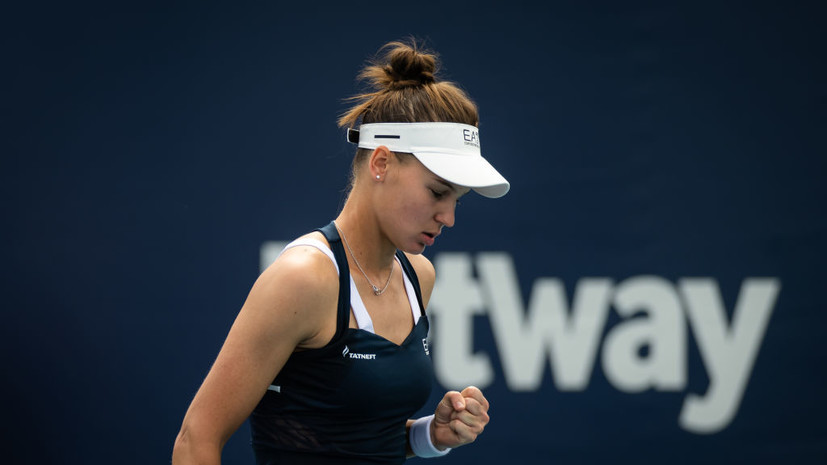 Кудерметова без борьбы вышла в 1/4 финала теннисного турнира в Стамбуле