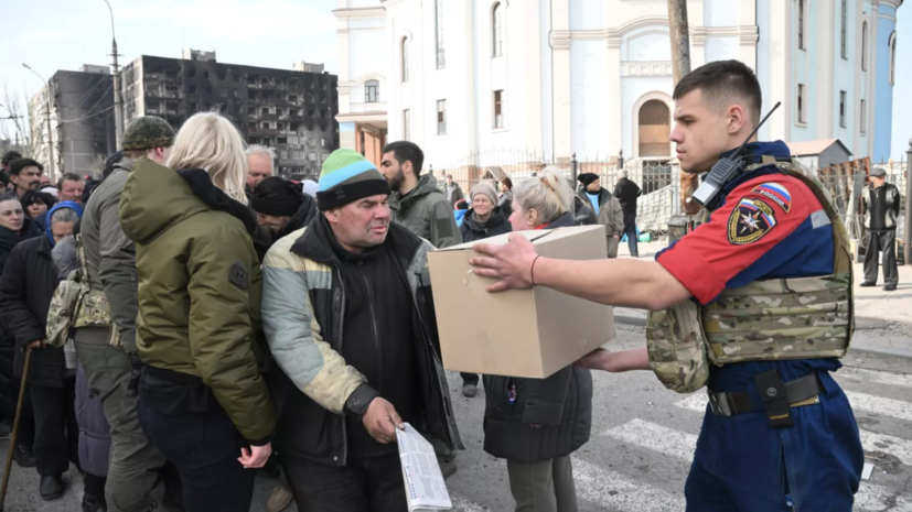 Минобороны России сообщило о передаче на Украину почти 14 тысяч тонн гумпомощи