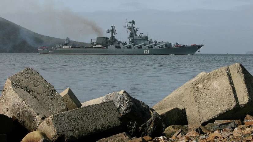 МО: большинство офицеров и матросов с крейсера «Москва» пожелали продолжить службу