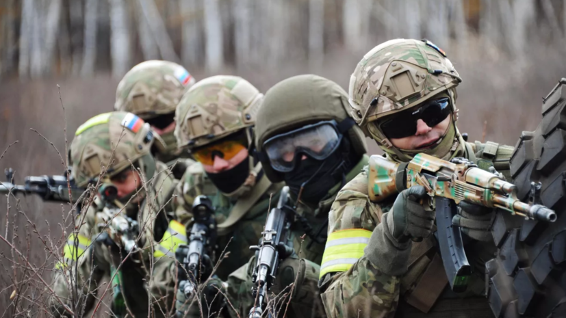 Спецназ Росгвардии разбил вооружённую группу националистов в Харьковской области