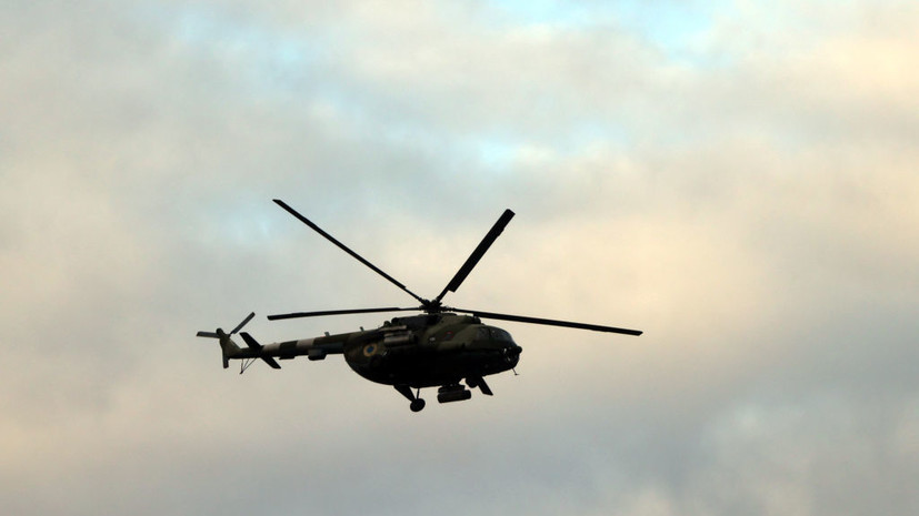 Российские средства ПВО сбили украинский вертолёт в Харьковской области