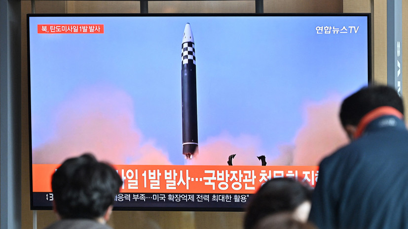 В Минобороны Японии заявили, что запущенная КНДР ракета пролетела около 600 км