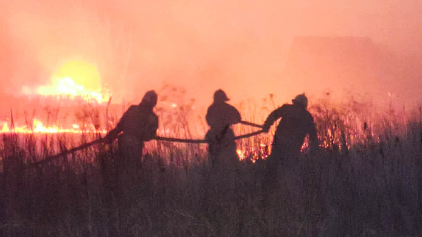 В Омской области из-за крупных пожаров уничтожено более 200 жилых домов