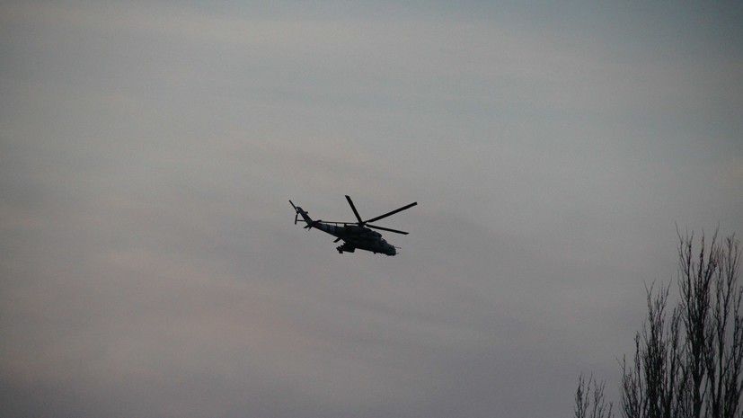 Российские военные ракетами «Оникс» уничтожили шесть украинских вертолётов под Одессой