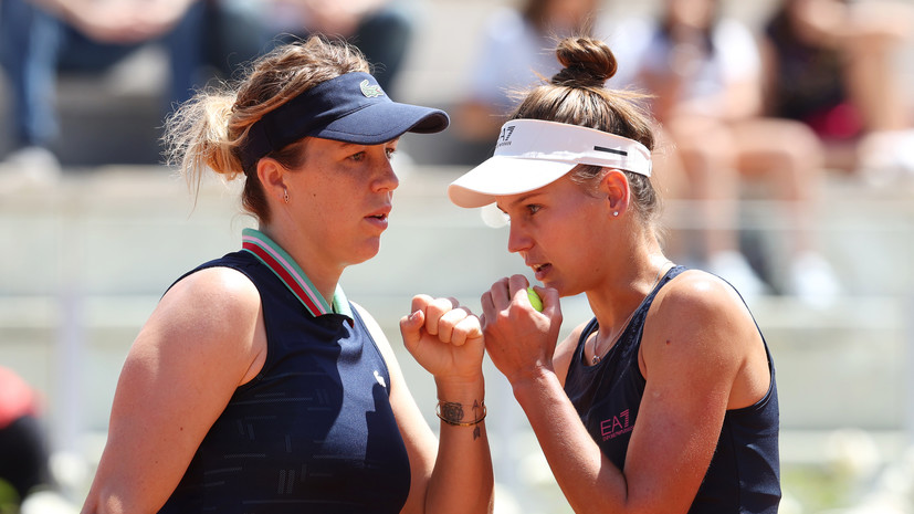 Павлюченкова и Кудерметова выиграли турнир в Риме в парном разряде