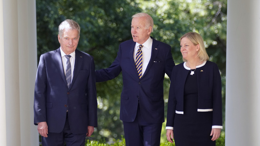 Байден заявил о поддержке заявок Финляндии и Швеции на вступление в НАТО