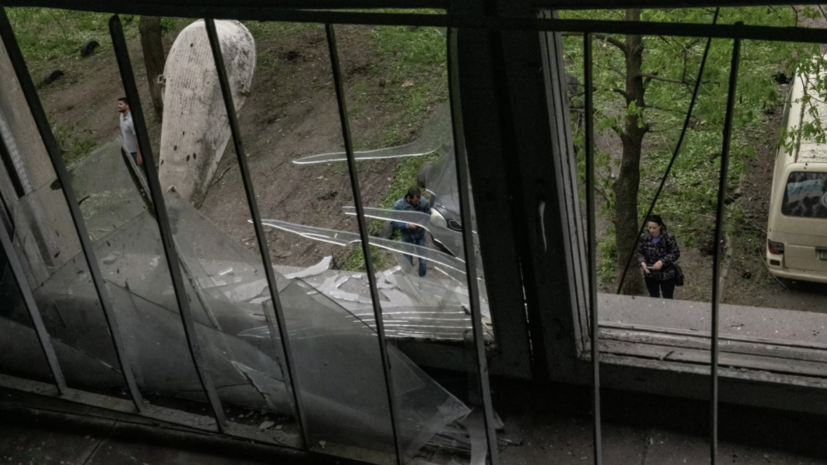 Минобороны России показало последствия обстрела деревни в Херсонской области со стороны Украины