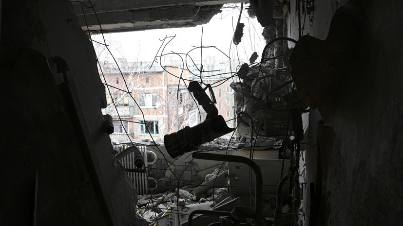 Ясли и многоквартирный дом повреждены в Донецке в результате обстрела со стороны ВСУ