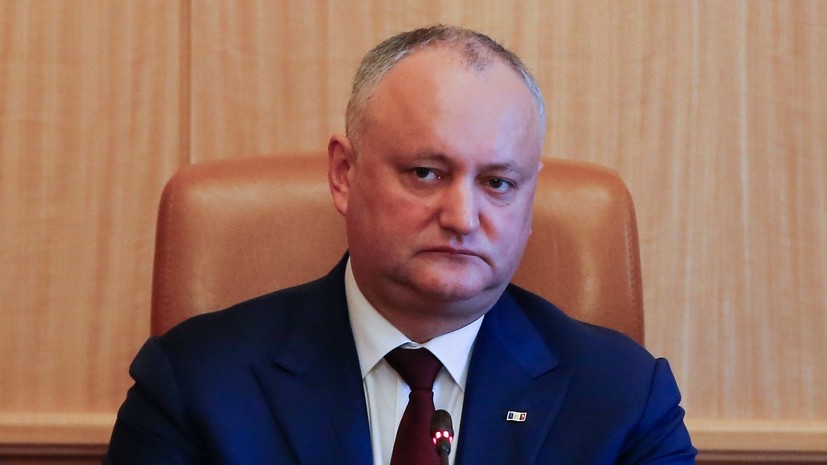 Экс-президента Молдавии Додона задержали на 72 часа по подозрению в коррупции и госизмене