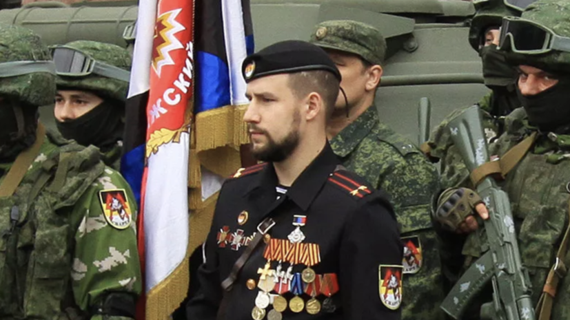 В Донецке открыли памятник погибшему командиру «Спарты» Владимиру Жоге