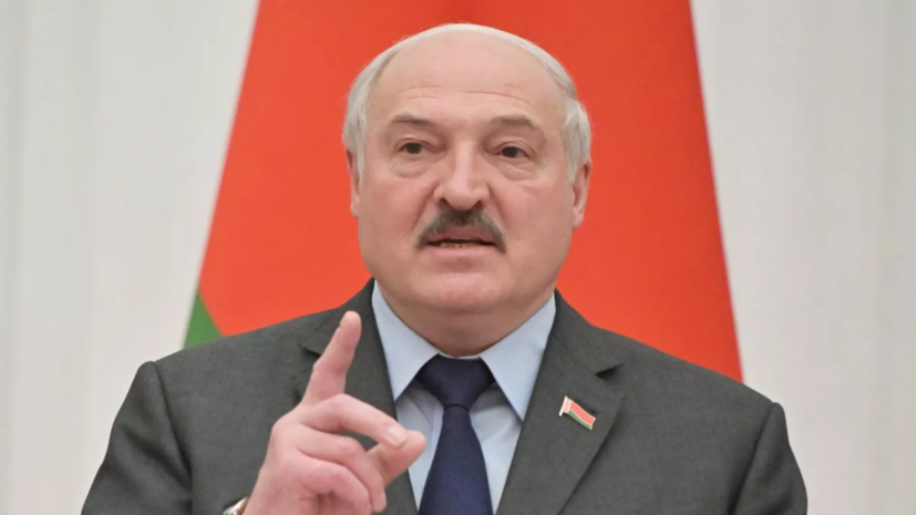 Лукашенко заявил о напряжённой обстановке на границе Белоруссии