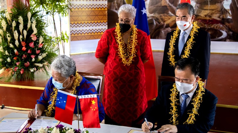 Китай и Самоа договорились сотрудничать в экономической, технической и культурной сферах