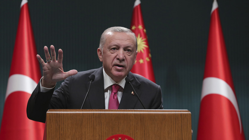 Эрдоган рассказал о создании коридора безопасности вдоль сирийской границы длиной 30 км
