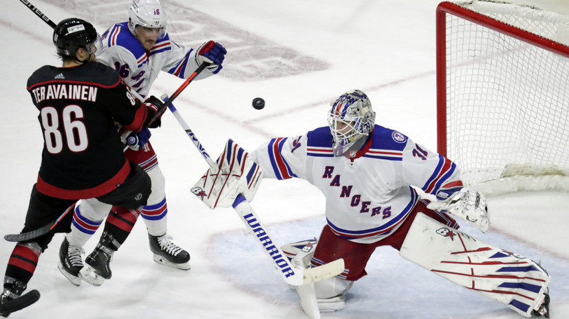 Шестёркин признан первой звездой седьмого матча плей-офф НХЛ с «Каролиной»