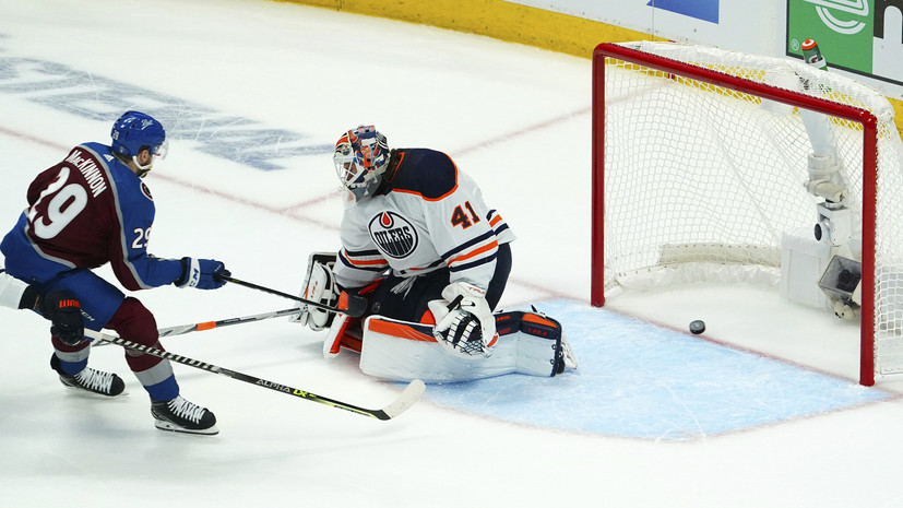 «Колорадо» обыграл «Эдмонтон» в первом матче полуфинальной серии плей-офф НХЛ
