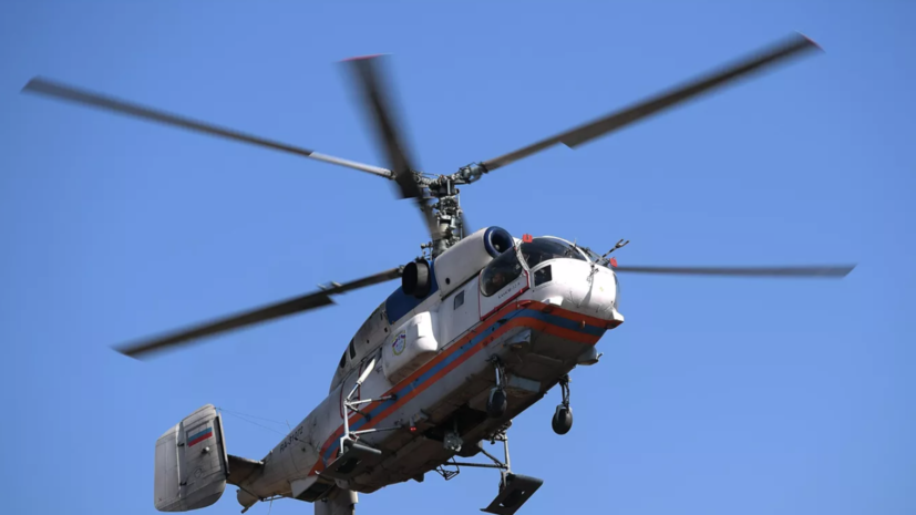 Вертолёты Ка-32 направлены для тушения пожара в бизнес-центре на западе Москвы