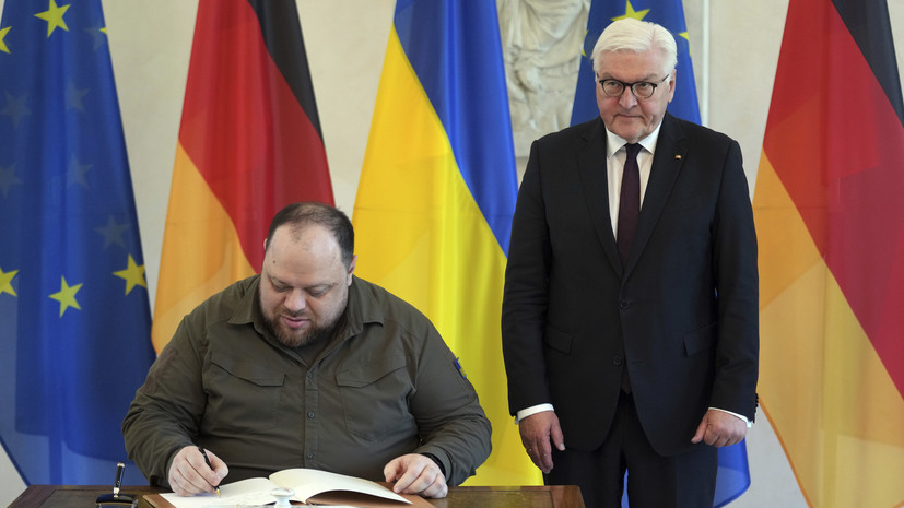 Президент ФРГ и председатель Верховной рады Украины провели встречу
