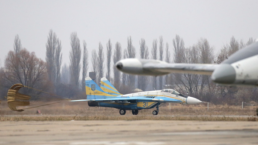 Авиация ВКС России уничтожила в районе Славянска в ДНР украинский МиГ-29