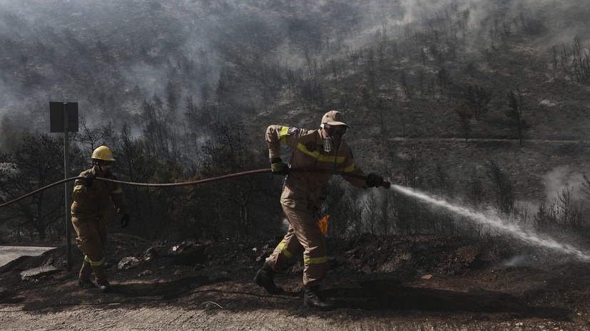 Пожарные локализовали природное возгорание в афинском южном пригороде Вуле