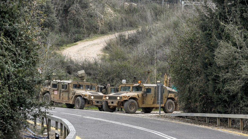 Израильские военные открыли предупредительный огонь на границе с Ливаном
