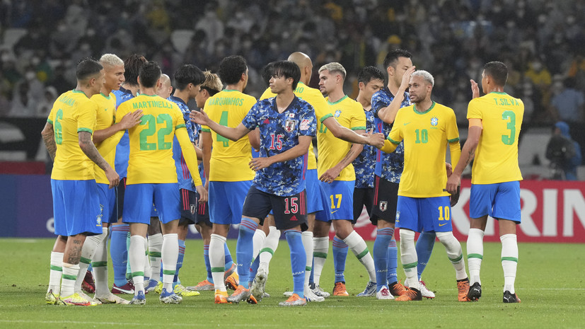Бразилия одержала победу над Японией в товарищеском матче благодаря голу Неймара