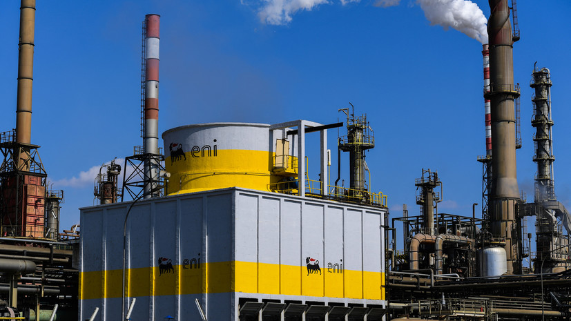 Eni получила от «Газпрома» заявление о готовности доставить 65% заказанного объёма газа