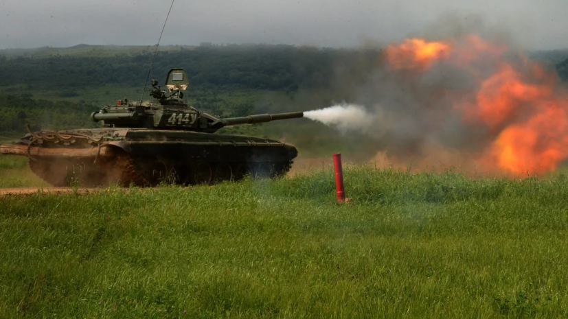 Росгвардия захватила танк Т-72 украинских войск в Донбассе