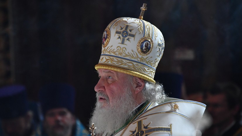 Патриарх Кирилл высказался о своём падении во время богослужения