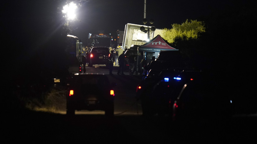 AP: число погибших в обнаруженном в Техасе фургоне с мигрантами достигло 46