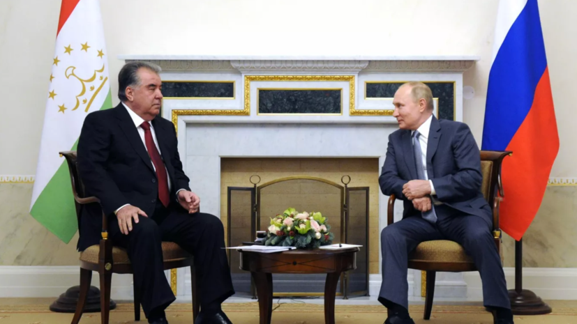 Рахмон и Путин обсудили расширение сотрудничества Таджикистана и России