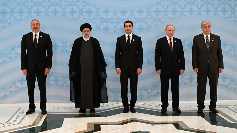 Лидеры «каспийской пятёрки» договорились использовать Каспийское море в мирных целях