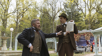 Фото со съёмок сериала «Шаляпин»