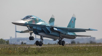 Истребитель-бомбардировщик ВКС России Су-34