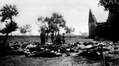 Убитые нацистами жители Лидице