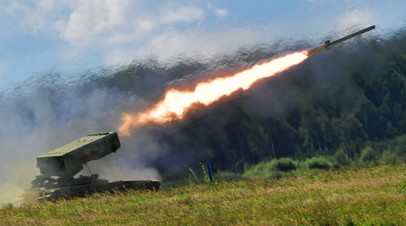 Стрельба из ТОС-1А «Солнцепёк»