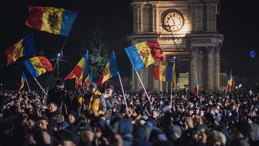 В Молдавии прошёл митинг против роста цен