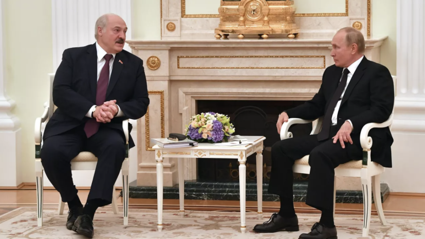 Путин и Лукашенко обсудили совместные шаги на фоне ситуации с транзитом в Калининград