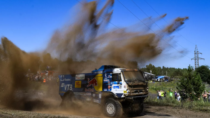 Экипаж Сотникова выиграл восьмой этап ралли «Шёлковый путь» в зачёте грузовиков