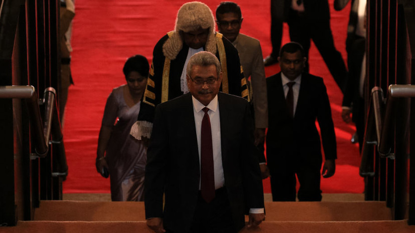 В МИД Сингапура подтвердили прибытие президента Шри-Ланки Раджапаксы