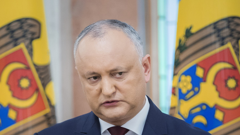 Додон допустил «хаос» в Молдавии в случае её присоединения к ЕС
