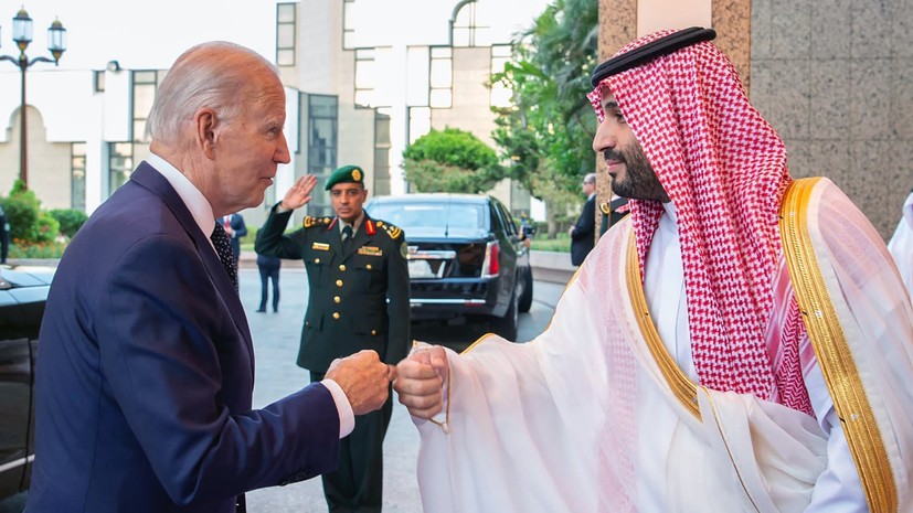 Джо Байден встретился с наследным принцем Саудовской Аравии