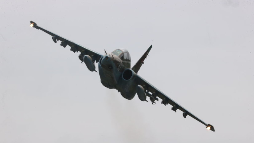За сутки российские средства ПВО сбили один Су-25 украинской армии