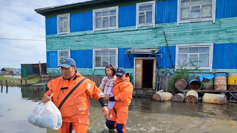 В Якутии устраняют последствия сильного паводка