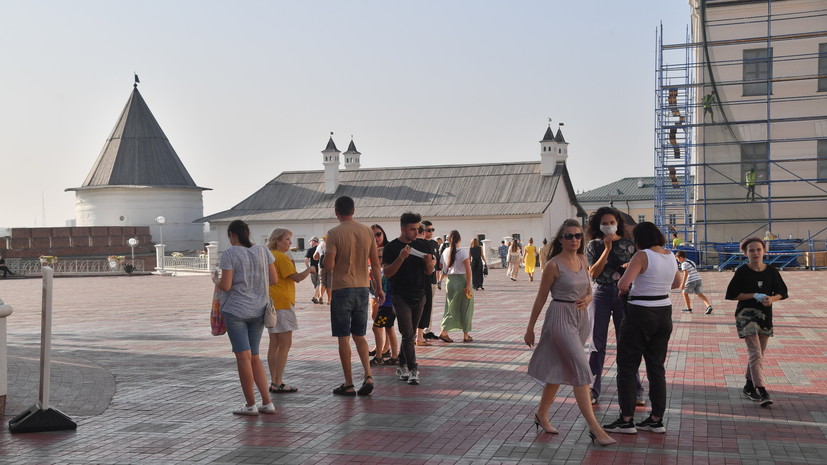 В Казанском кремле начались работы по восстановлению смотровой площадки